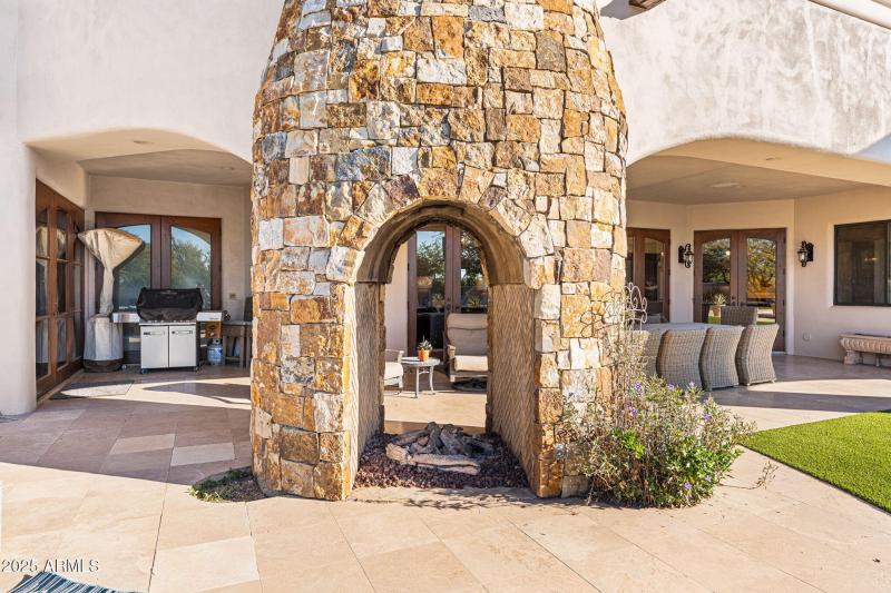 Outdoor Fireplace