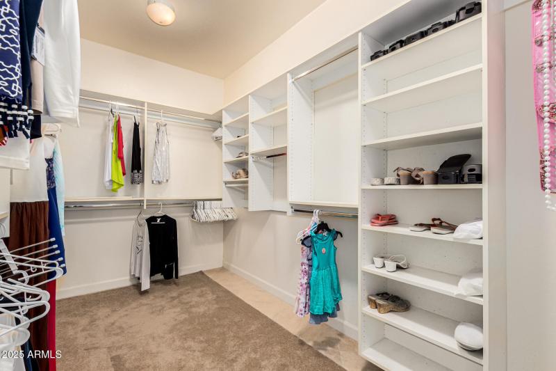 Large Walk in closet in Primary