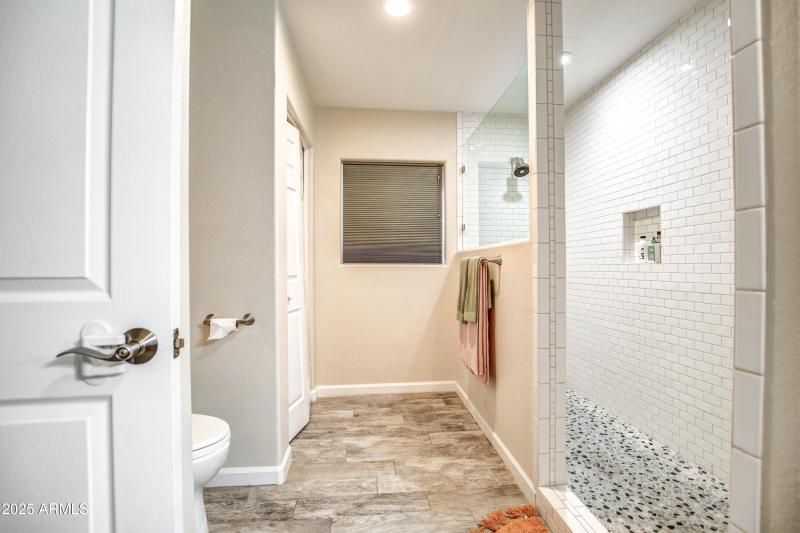 Separate Shower & Potty Space