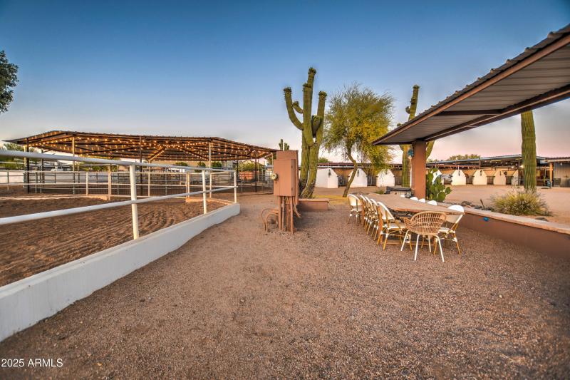 Covered Arena Viewing Area