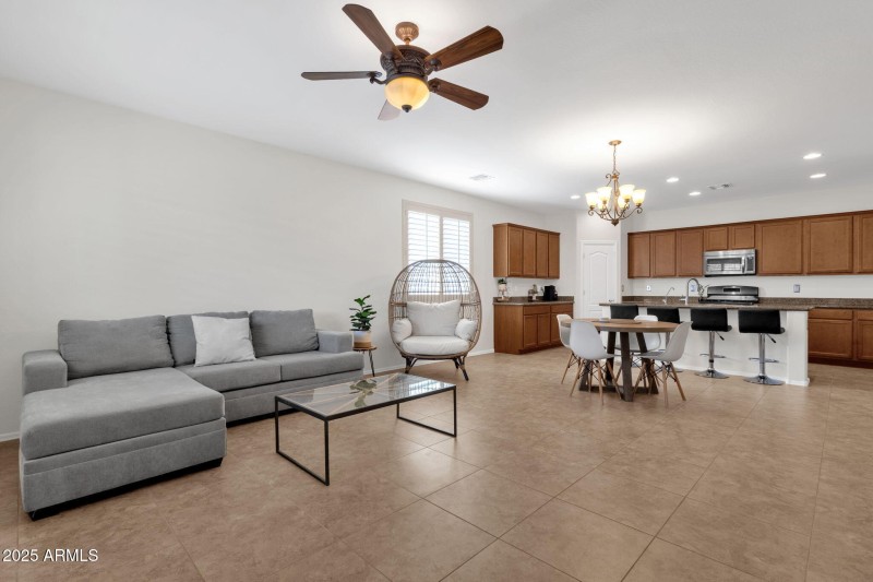 View from living room