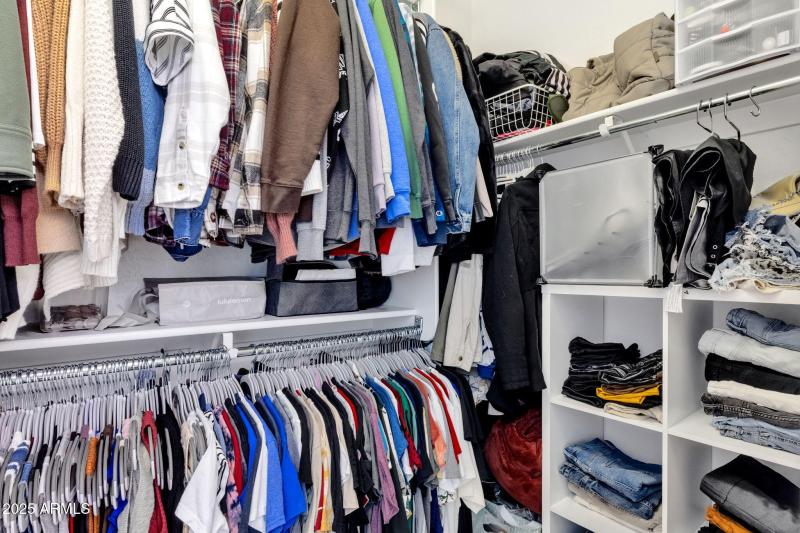 Primary Suite walk-in closet