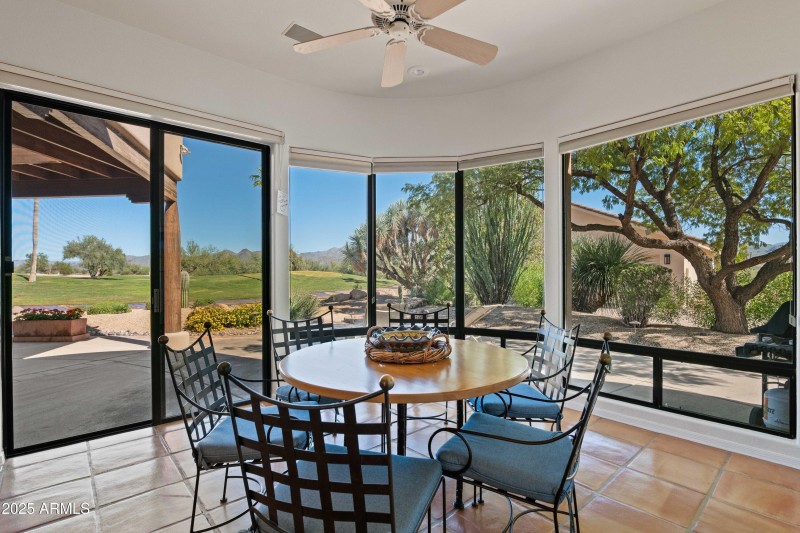 Informal Dinette with Patio Door