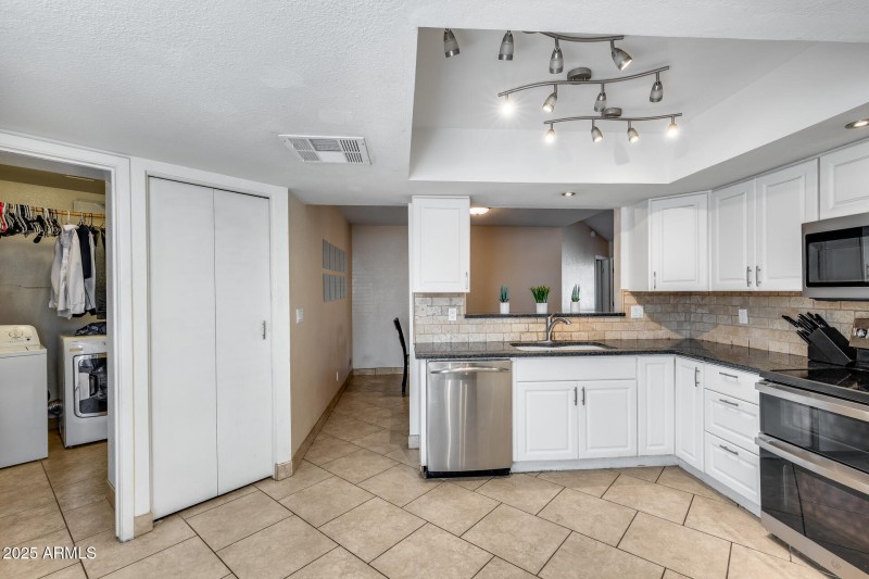 Spacious kitchen with pantry