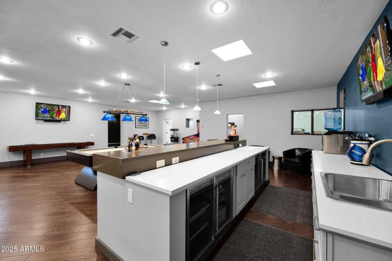 Inviting Bar, Dual Refrigerators