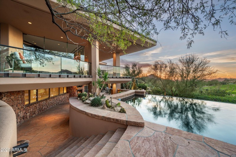 Multiple patio spaces