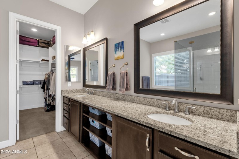 Primary suite bathroom