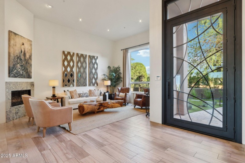 Custom Iron Entry Door