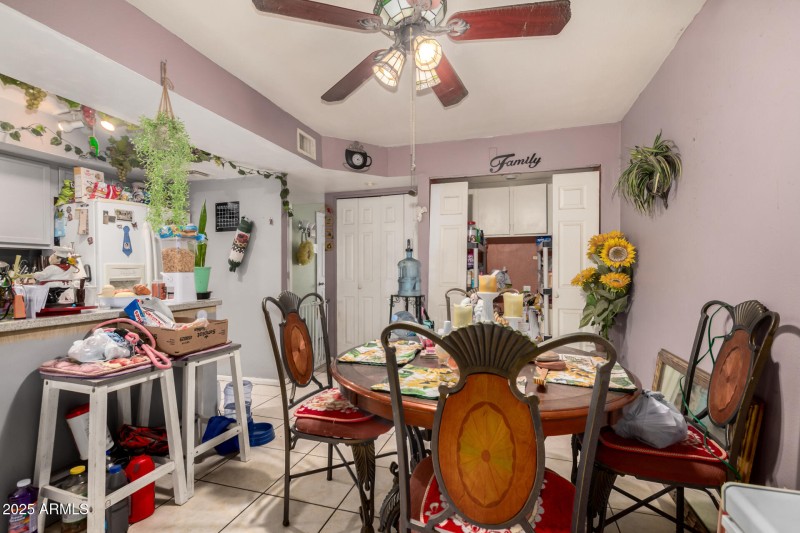 Dining Area + Pantry Storage