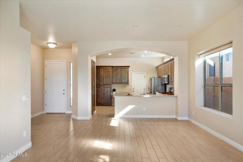 Great Room to Dining & Kitchen