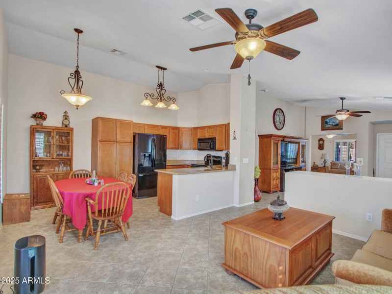 Open Living & Dining Space