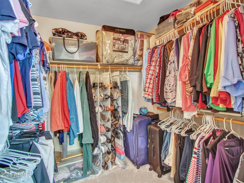 Walk-In Closet with Storage