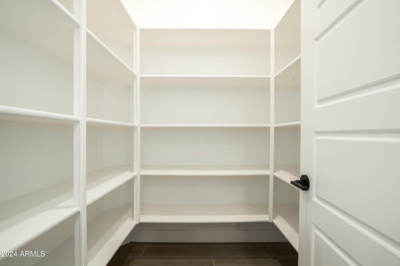 Spacious kitchen pantry