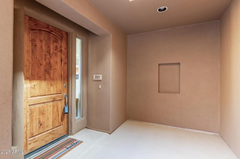 Beautiful wood entry door