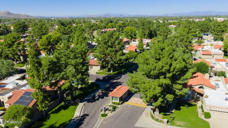 Tree Lined Guard Gate