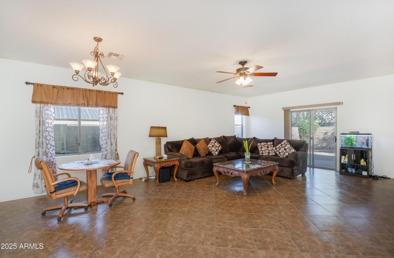 Living Room & Dining Area