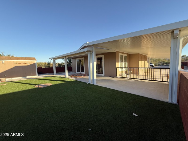 Covered Back Patio and Yard (3)