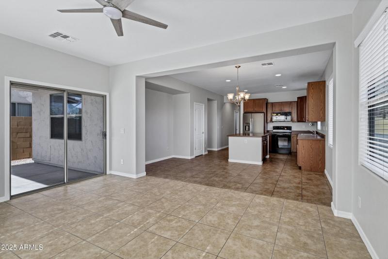 Open concept kitchen/Living