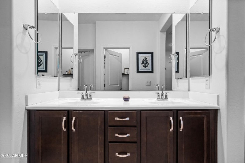 Primary Bathroom Double Sink Vanity