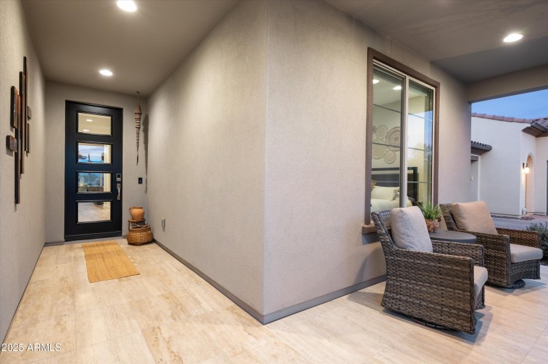 Front Entry and Patio