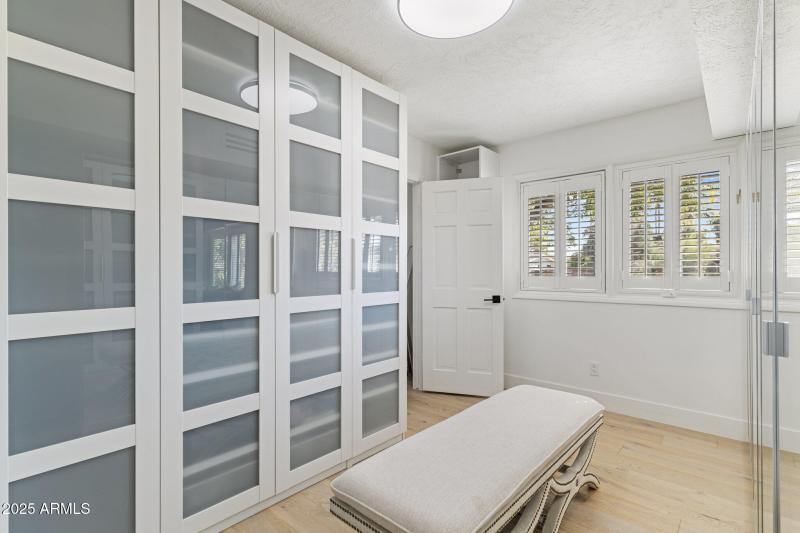 Light-Filled Owner's Closet