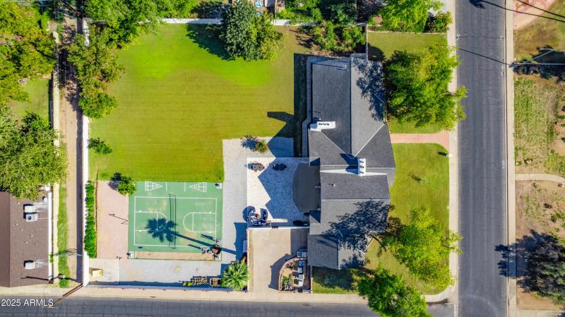 Overhead Layout on Lot