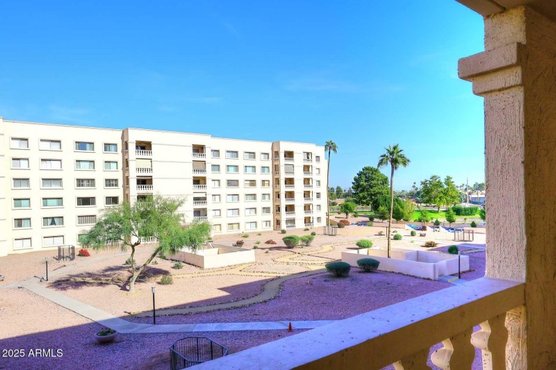 Covered Balcony-View