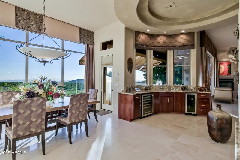 Cantina style wet bar