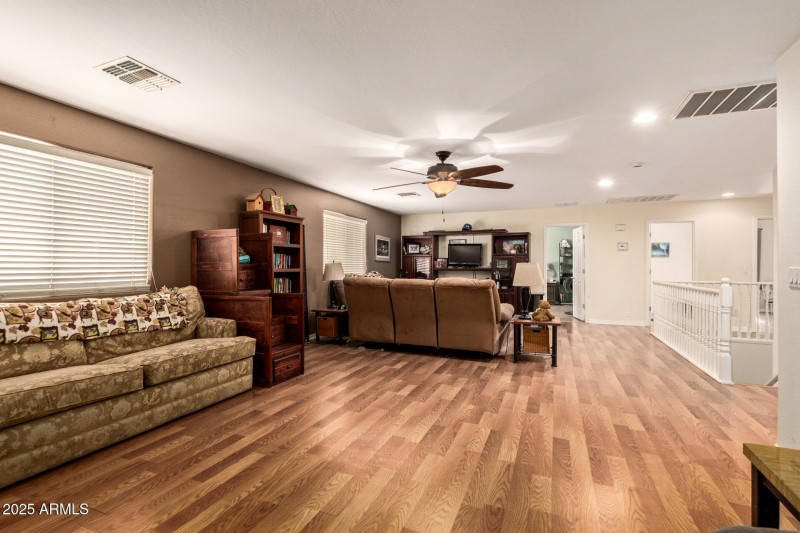 Upstairs family room