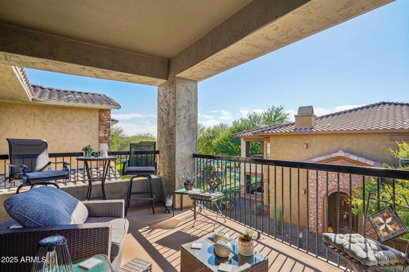 Large Covered Balcony