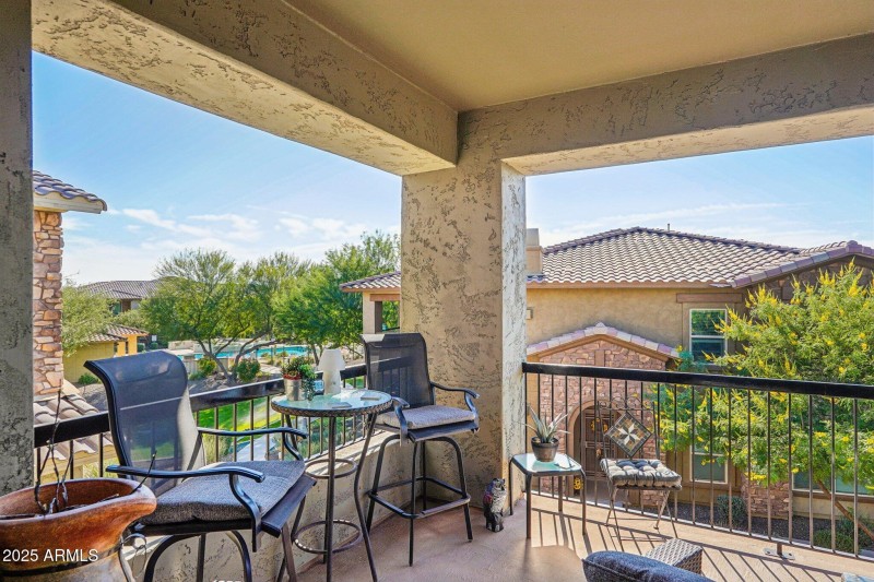 Large Covered Balcony