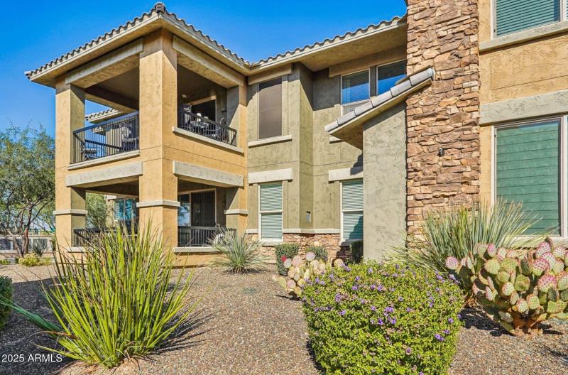 Back View of Large Covered Balcony