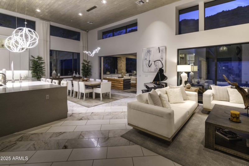 Great room view from front door