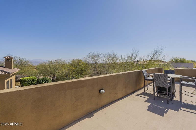 Casita view deck