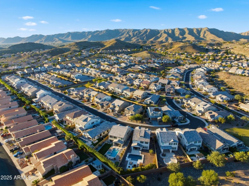 Palma Brisa Aerial towards Mountains
