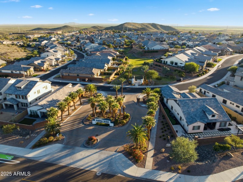 Palma Brisa Entrance Aerial Further