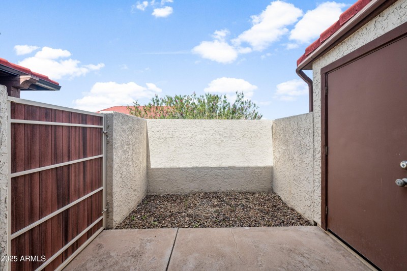 private patio off primary bedroom