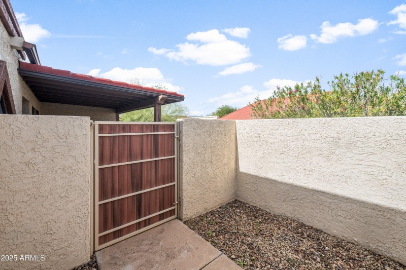 Private patio view 2