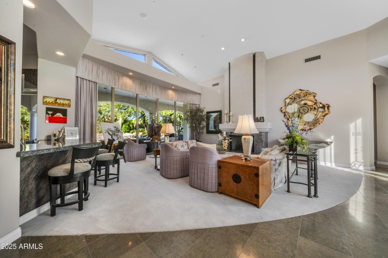 Private Dining room with large Wet Bar