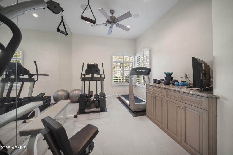 Fabulous At Home Exercise room