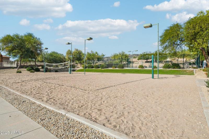 Community Volleyball court