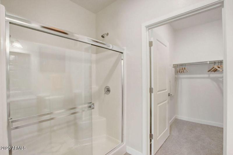 Walk in Shower and Closet