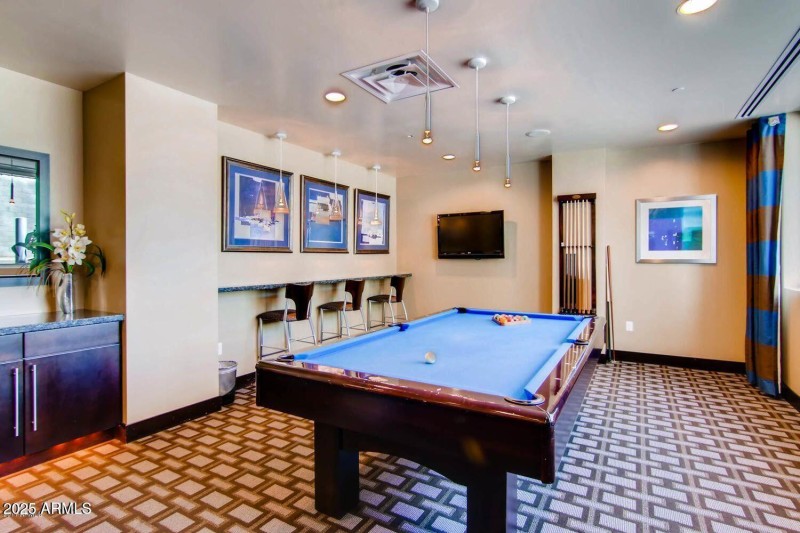 Club Pool Table Room