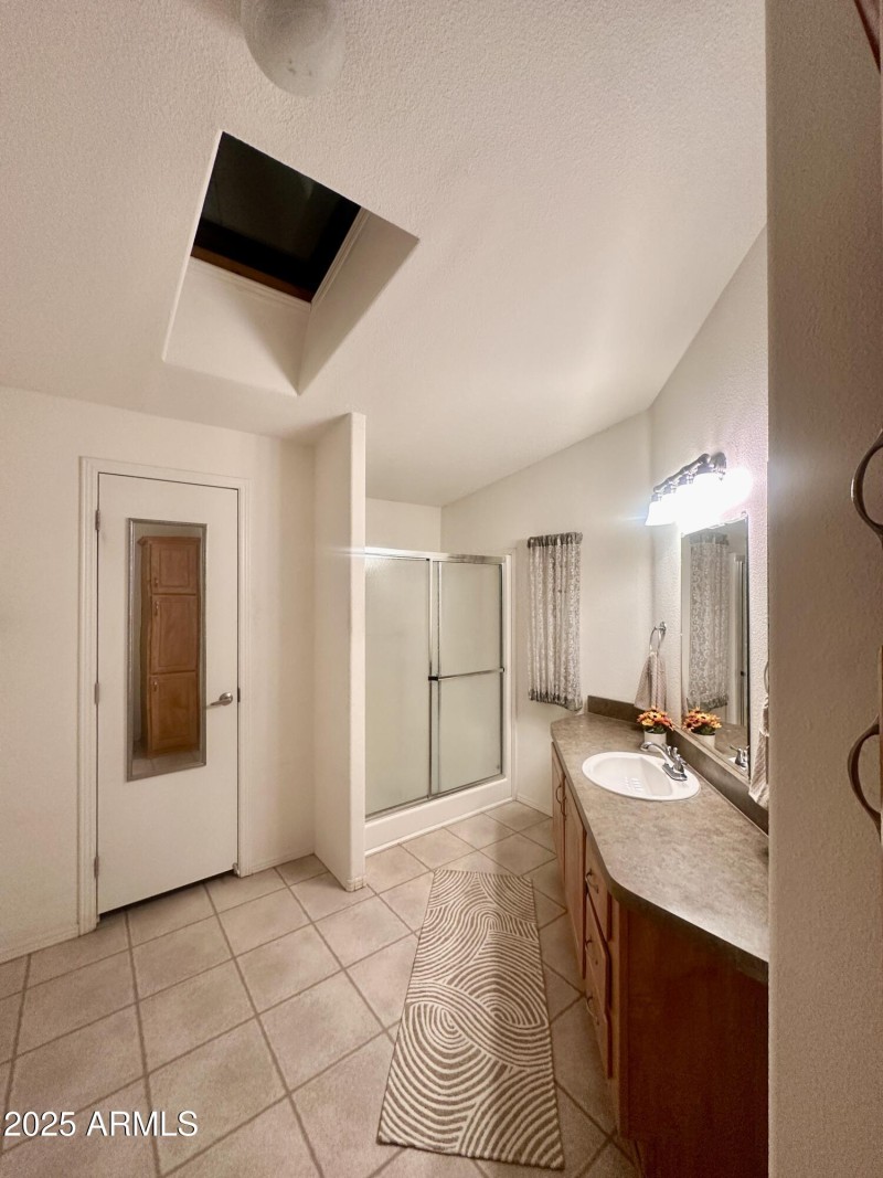 SKYLIGHT & LINEN CLOSET