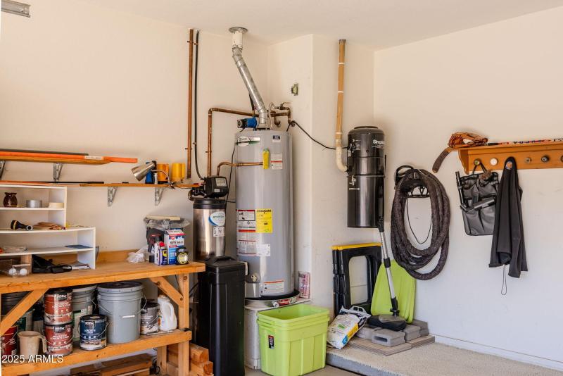 Home has a central vac