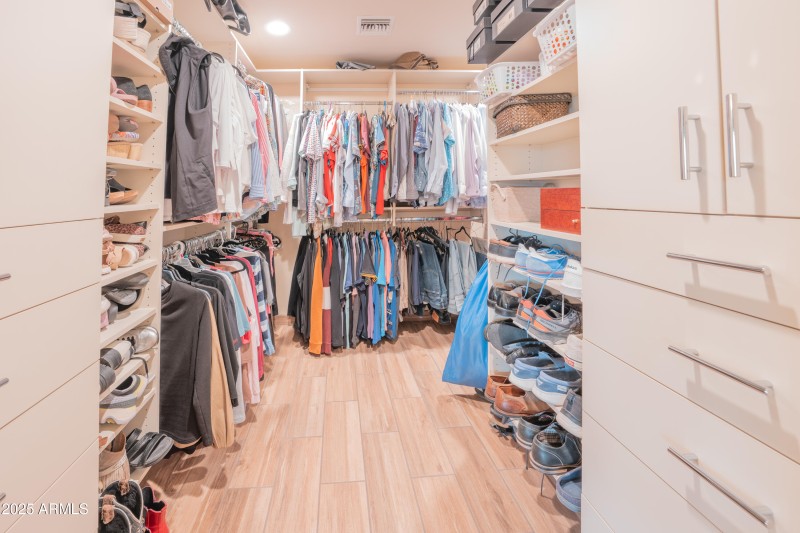 Primary Walk in Closet