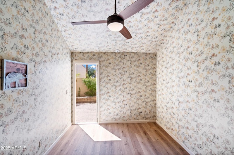 Bedroom 2 has patio access