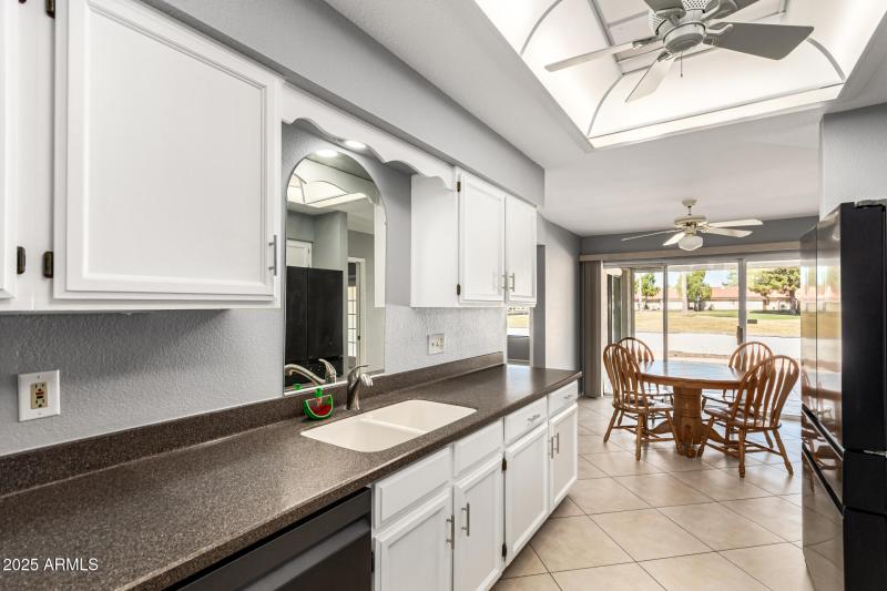 Kitchen with Views of Golf Course