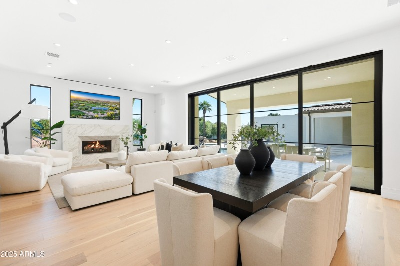 Dining Area & Living Room