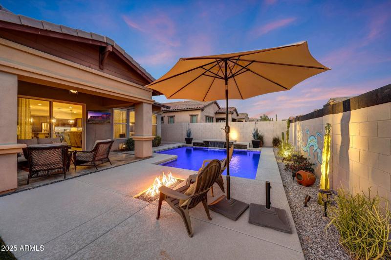 Modern Fire Pit in Ground